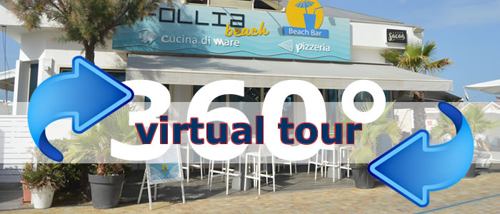 Click per visualizzare il Virtual Tour di Follia Beach