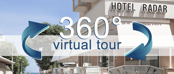Click per visualizzare il Virtual Tour di Hotel Radar
